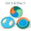 Dog Toys Chews Cloth Flying Saucer Wear-Resistant Outdoor Catch and Toss Throw Disc Toy Lightweight for Pet Group Play Dog Supplies Pet Product 220908