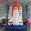 buitenactiviteiten 4m High Giant opblaasbaar ruimteschip space shuttle Raketmodel voor reclame