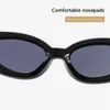 Fashion Sunglasses Unisex Jelly Color Sun Glasses Cat Eye Adumbral Anti-UV Spectacles Oversize Frame Eyeglasses Simplity Ornamental