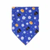 Chien Vêtements Fournitures 2022 Halloween Animaux Chien Bave Serviette Chat Chiot Triangle Écharpe Kitty Décoration Cravate Arc Pet Chiens Collier