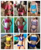 Dziewczyny Swimsuit Kids stwor kąpielowy urocze druk dla dzieci zestawy bikini w stylu ruffy dzieci plaża