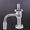 Sigara Aksesuarları Tam Kaynak Terp Bulanıklık Kiti Gravüred Vine Desenli Sigara Dal Edin Dab Tırnak Baltalanmış Kenar Slurp Banger 20mm OD Eşleştirilmiş Kuvars Karbonhidrat Pap