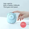 Ventilateurs électriques Portable Mini Lazy Neck Fan Band Mains Libres Suspendu USB Rechargeable 1200mAh Ventilateur Mini Refroidisseur D'air Été T220907