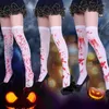 Chaussettes pour hommes chic longues réalistes extensibles Halloween Costume fête sur le genou bas 1 paire