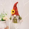 Party Decoration Gnomes Thanksgiving Gifts Gezichteloze pop Dwerg Zweden Handmade Familie #50G 220908