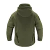 Giacche da uomo Inverno Airsoft Giacca militare da uomo in pile Tattico Esercito Verde Giacca termica Giacca con cappuccio Cappotto Autunno Capispalla Abbigliamento uomo 220908