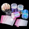 Nail Art Templates Laser Nail Seal Head French Manicure Art Templates Diy Design Transparent Aurora Straight Handle Stamp Drop Delive Dhnm3