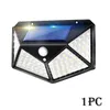 Solar Street Light Outdoor 100 LED Sensor Motion Light 3 Modos Lâmpada sem fio IP65 Parede à prova d'água