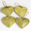 Другое мероприятие вечеринка поставляет 1 Set Plastic Heart Star Ornament для декор Кристамса Красные Рождественские шарики для рождественского года декора #T2P 220908