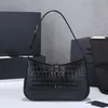 Luxe Dames Schoudertassen Mode Ontwerpers Onderarm Tas Metalen Hasp Crossbody Tassen Lady Alligator Leer Dagelijkse Opslag Portemonnee Handtassen