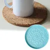 Moules de cuisson douce tasse utile tasse de tapis bleu bleu coul￩e de moule en silicone