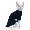 Cat Costumes Hairless cat clothes German cotton Kitten vest Devon Rex Kitty Outfits spring summer bottoming shirt Sphynx cat clothing 220908