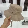 Neue Luxus-Designer-Frauen-Sommer-Casquette-Fedora-Metall-Logo-Hüte mit breiter Krempe Le Bob Artichaut Woman Brand Bucket Hats7689016