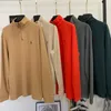 Sweter damski top designerski kucyk haft półgolf zapinana na zamek koszulka polo wczesna jesień bluza z klapami luźna codzienna ciepła cienka kurtka