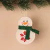 Julekorationer Andra evenemangsfestleveranser 10st mini Felt Tree Pendants Plush Alpaca Set Merry For Home Hanging Ornament 220908