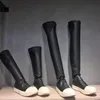 Bottes chaussures hiver décontracté femmes noir sur le genou sexy femme automne dame cuisse haute 220908