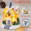 Outras festa de eventos suprimentos de natal brinquedo 2023 Light miniature resina artificial decorações para casas para caseiro ornamento de natal presentes feliz ano 220908