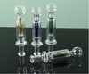 DHL Glass Nector Collector Inner Color Stem Oil Burner Pipe Spoon Pipes Novelty Rökning AccessRioes för Bong