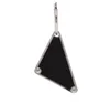 2022 Designerörhängen för kvinnor smycken Luxurys Studs Designer Earring Black Triangles Party Wedding Present 2209082