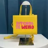 Розничная продажа Tote Bag Женские сумки Популярная фраза Маленькая квадратная сумка через плечо через плечо