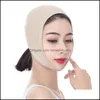 Andra kroppsskulptering av bantning 3D Återanvändbar andningsbara skönhet Kvinnor Face Slimming Bandage V Shaper Mas Lift Slee Mask Facial Bandages DH9IX