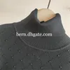 Женский трикотажный свитер мод высокий воротник пуловер зимние свитера для Lady S M L