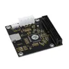 Câbles d'ordinateur 1PC SD SDHC Carte mémoire TF IDE 3.5 40 broches mâle Adaptateur de disque dur Convertisseur haute vitesse