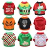 Halloween-Weihnachtshundebekleidung, atmungsaktives Sweatshirt-Outfit für kleine Welpen und Kätzchen, Weihnachtskostüm für Haustiere