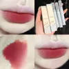 Lip Gloss Matte Lipstick Blue Chestnut Velvet Liquid Waterproof Long Lasting Women Tint Makeup Cosmetics