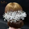 Bröllopshårsmycken A315 Crystal Bridal Headdress Design Headpiece For Women Tiaras Bröllop pannband Pageant Prom Wedding Hair Jewelry Queen Crown T220907