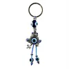 Portachiavi L Luckboostium Rana Fascino W/Cristallo Blu Evil Eye Portachiavi Anello Segno Per Protezione Benedizione Armonia E Nce Casa Mjfashion Amq4O