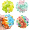 Decompression Toy Fidget Ball Toys Bubble Relief Fingertip Squeeze 3D Sile Sensory Drop Delivery 2022 Mxhome Am36J