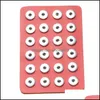 Altro pulsante da 12 mm da 18 mm a snap per tallone per bead gelioncarie pacchetto pacchetto colorf in pelle PU Storage Noosa Sh002 Drop Dhseller2010 DHCAW