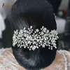 Wedding Hair Jewelry A328 Rhinestone Bridal Silver Headband Crystal Accessories Women Band Bridesmaid Head T220907