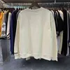 Толстовки Pure Fashion Свитера Дизайнерские галереи Уличная одежда Deptts Limited Чернила с принтом Хлопок с высоким весом в граммах Свитер с круглым вырезом N7E1