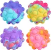 Decompression Toy Fidget Ball Toys Bubble Relief Fingertip Squeeze 3D Sile Sensory Drop Delivery 2022 Mxhome Am36J