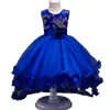 Mädchen Kleider Mädchen Prinzessin Stickerei Baby Blume Hochzeit Weihnachten Party Tutu Kleid Teenager Kinder Kinder Elegante Vestidos für 3-15 Jahre 220908