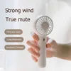 Elektrische fans mini handheld ventilator draagbare USB oplaadbare batterijkoeling bureaublad met basis mobiele telefoon beugel drie modi voor reizen T220907