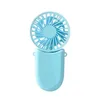 Elektriska fläktar Portable Hanging Neck Fan USB RECHARGEABLE Mini Folding Fan Outdoor Handheld Air Conditioner Travel Cooler 3 Gears Justerbar T220907