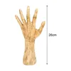 Party Decoration Halloween Ornaments Eyecatching Shatterproof Plastic Zombie Hands Shaped Glowing LED for Home Holiday 220908