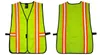 Other Protective Equipment L 41112 Safety Vest With Reflective Strips Poly Meets Ansi/Isea Standards One Size Neon Lime Green Mxhome Amnvc