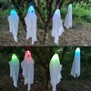 Party Decoration 3PCS Halloween Ghost Hanging Decorations Halloween Hanging Light Up White Flying Ghosts 27.5 tum Tree Window Wall Ornament Scary 220908