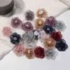 Faux Floral Greenery 5pcs 4cm шифоновая ткань цветок для ее кружевных аксессуаров искусственные волосы