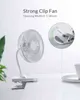 المعجبين الكهربائي PK USB CLIP مروحة محمولة مع 4 سرعات صامتة مقطع على Mini Desk Fan 360 بطارية قابلة للدوار مدعومة T220907