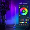 Vloerlampen modern rgb hoeklamp kleurrijk staan ​​voor woonkamer decor indoor slaapkamer minimalistische sfeer op afstandsverlichting