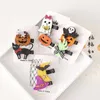 Party Supplies Halloween Children Hair Accessories Baby Girls Pumpkin Ghost Bat Black Cat Barrettes Kids Hairs Bows Clip Fanny Hairpin INS