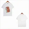 Herr t-shirts 2022 skjortor m￤n tshirts designer kl￤der t shirt regnb￥ge halvportr￤tt tryck grafisk tee vintage tv￤ttad n￶dbiten t-shirt h￶g gata graffiti tryck