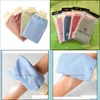 Аксессуары для ванны Двухслойный отшелушиватель Mitt Bath Wath Deash Deam Deam Skin Gloves Отшелушивающие перчатки для очистки поставки D -инструмент D Dhwey