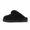 Men Dames Winter Slippers Designer bontglaasjes kastanje zwart roze grijs koud bewijs dikke bodem sandalen schoenen maat 35-43