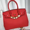 Platinum Hand Hands 2022 New European and American Fashion Trend Classic Lychee Pattern Leather Women's One Counter Messenger